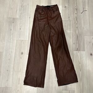 Blank NYC Metallic Brown Pants